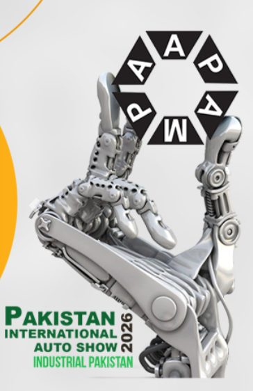 Pakistan International Auto Show 2026 key visual: Industrial Pakistan